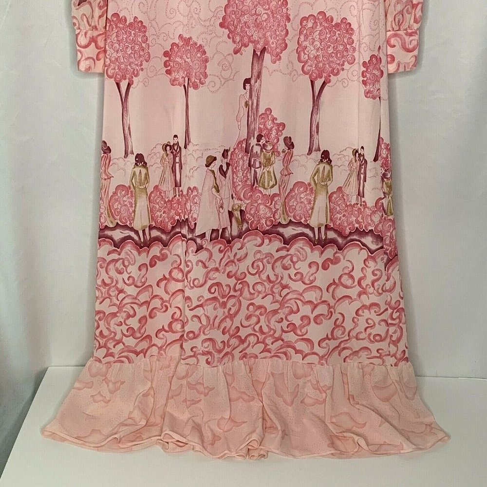 Sears Pink Patterned Robe - Picture 11 of 12